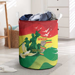 Personalized Senegal Independence Day Laundry Basket African Renaissance Monument