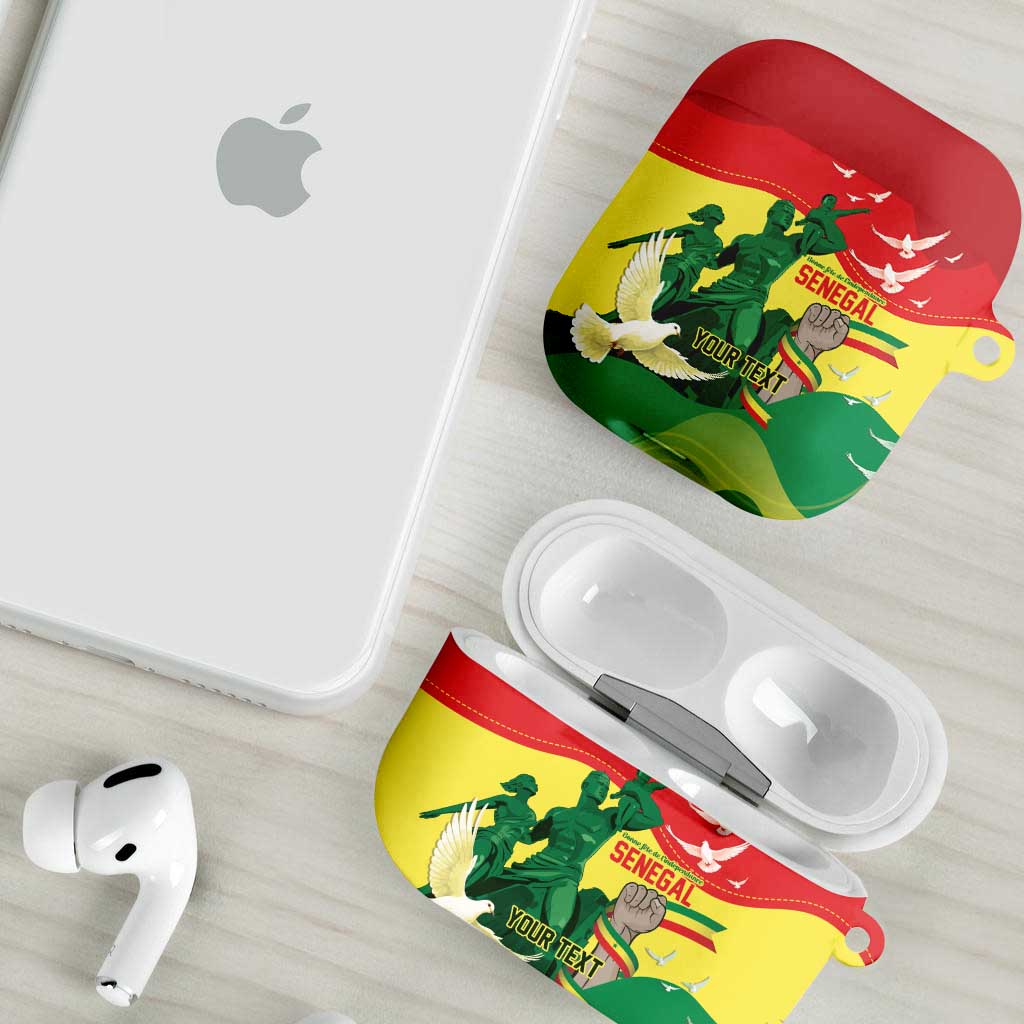 Personalized Senegal Independence Day AirPods Case African Renaissance Monument