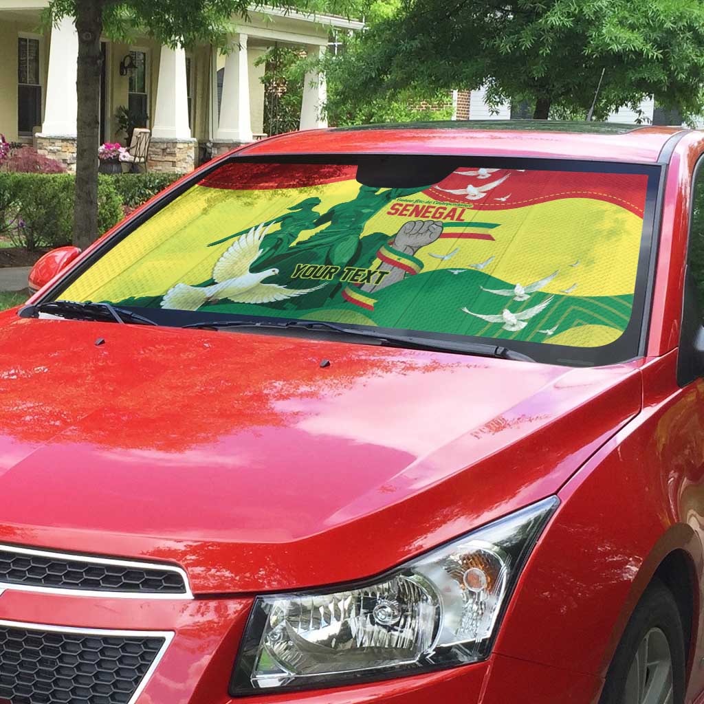 Personalized Senegal Independence Day Auto Sun Shade African Renaissance Monument
