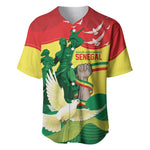 Personalized Senegal Independence Day Baseball Jersey African Renaissance Monument
