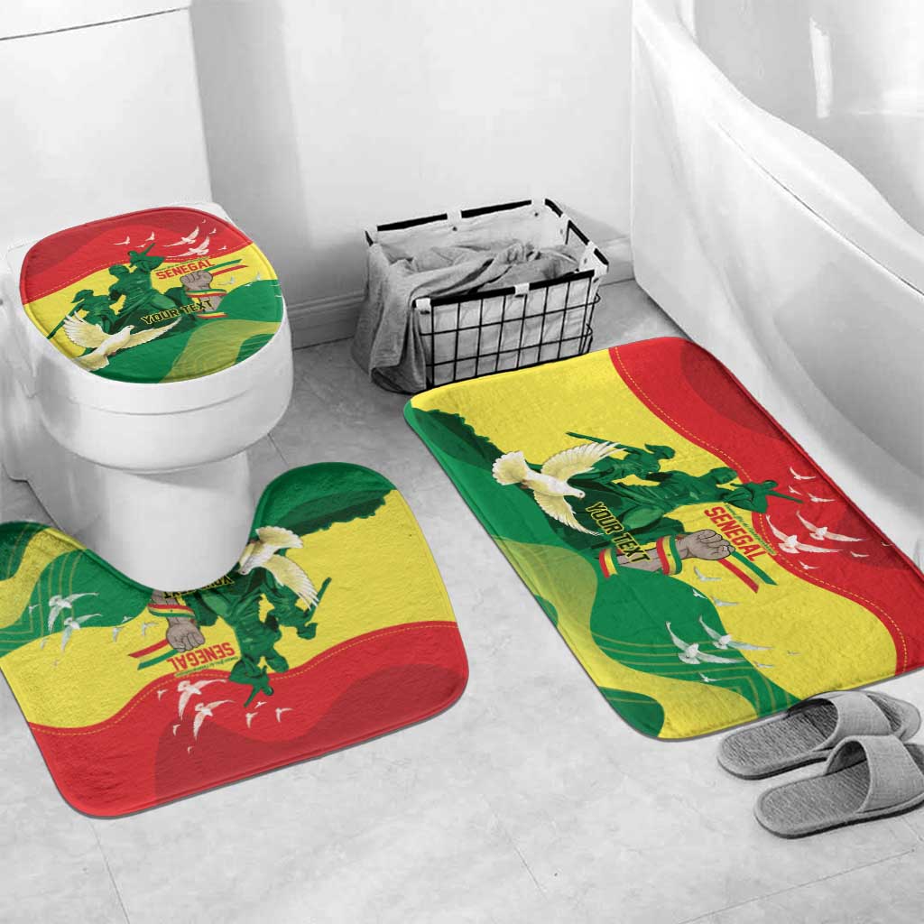 Personalized Senegal Independence Day Bathroom Set African Renaissance Monument