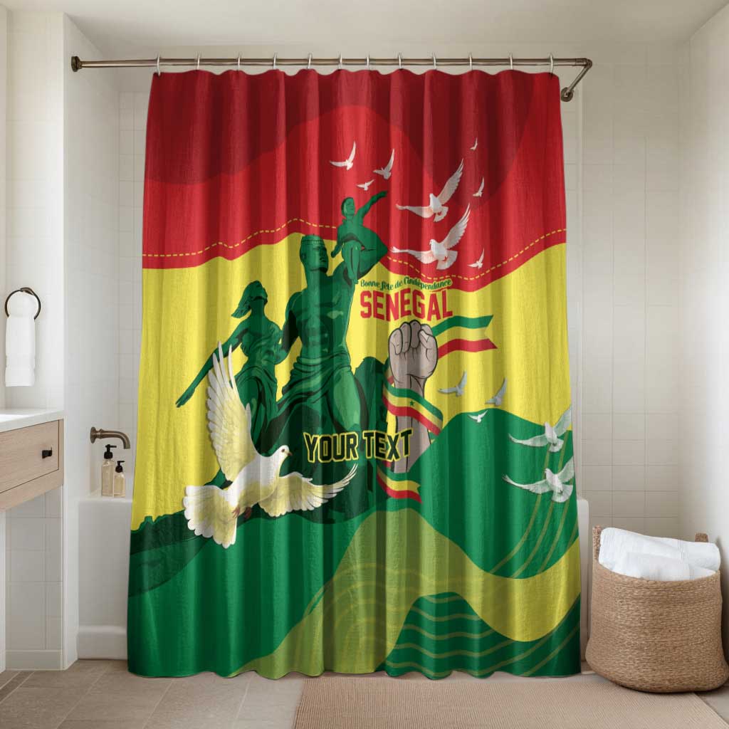 Personalized Senegal Independence Day Bathroom Set African Renaissance Monument