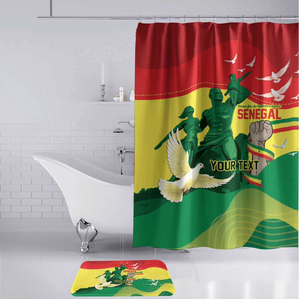Personalized Senegal Independence Day Bathroom Set African Renaissance Monument