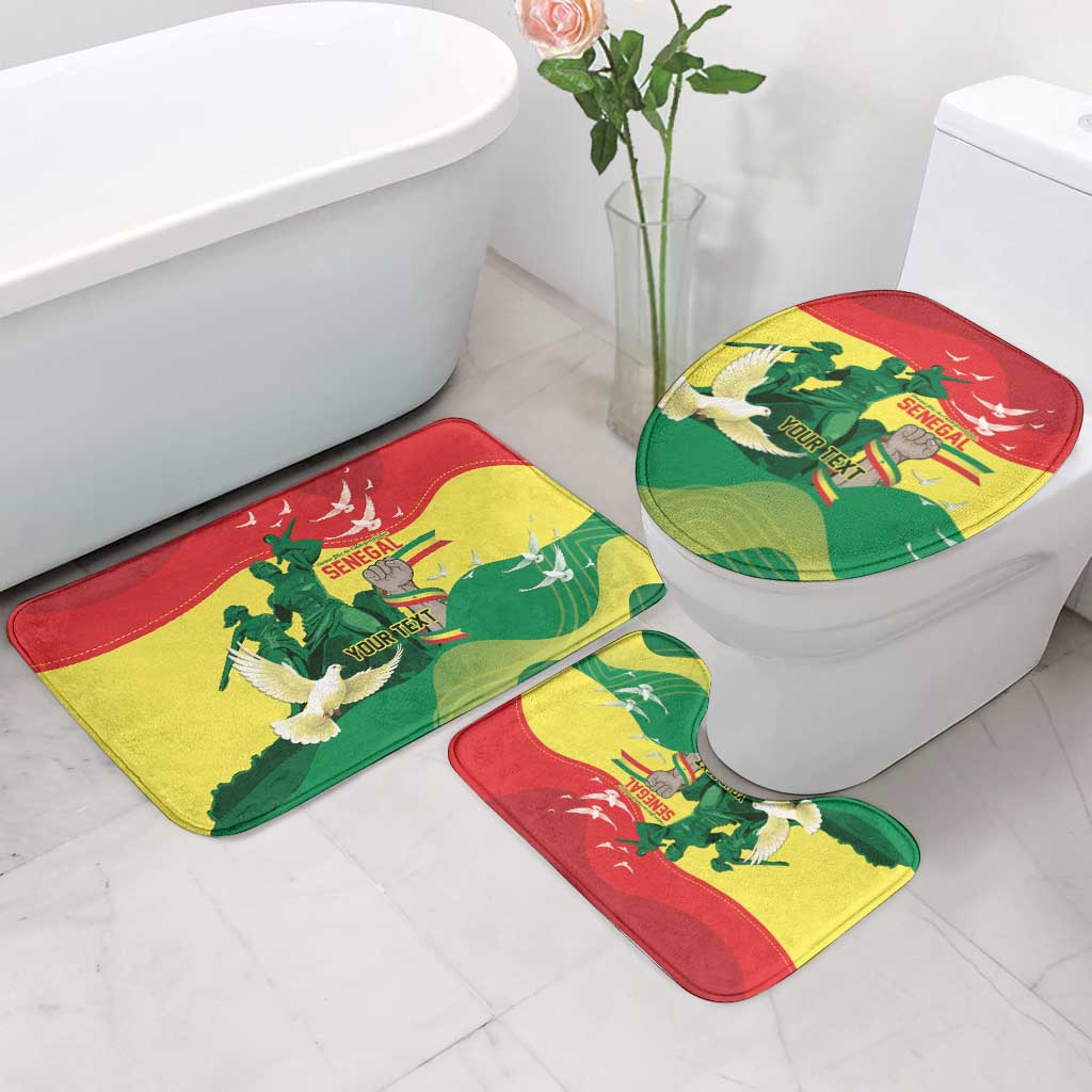 Personalized Senegal Independence Day Bathroom Set African Renaissance Monument