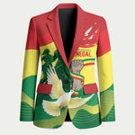 Personalized Senegal Independence Day Blazer African Renaissance Monument