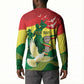 Personalized Senegal Independence Day Button Sweatshirt African Renaissance Monument