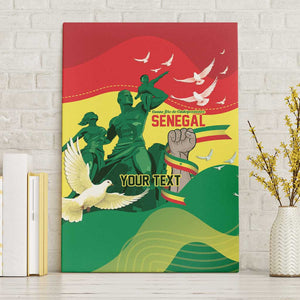 Personalized Senegal Independence Day Canvas Wall Art African Renaissance Monument