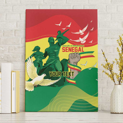 Personalized Senegal Independence Day Canvas Wall Art African Renaissance Monument