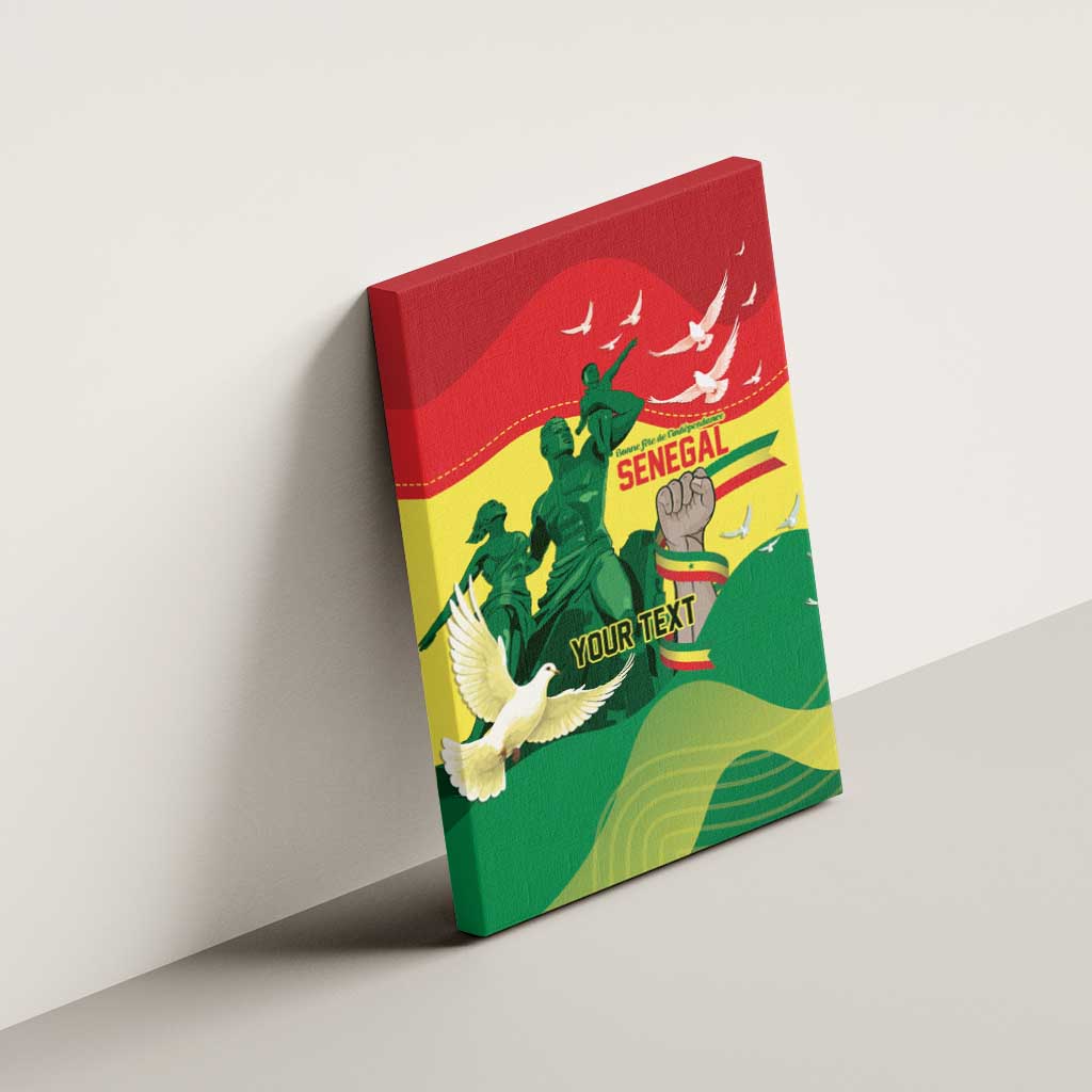 Personalized Senegal Independence Day Canvas Wall Art African Renaissance Monument