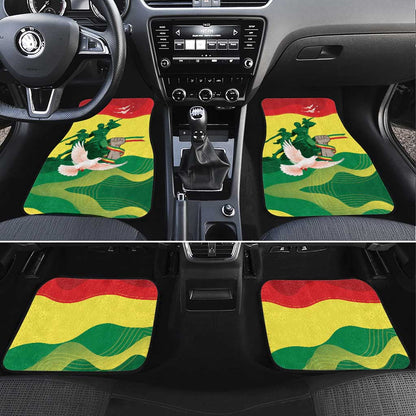 Personalized Senegal Independence Day Car Mats African Renaissance Monument