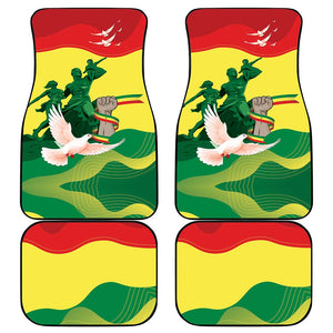 Personalized Senegal Independence Day Car Mats African Renaissance Monument