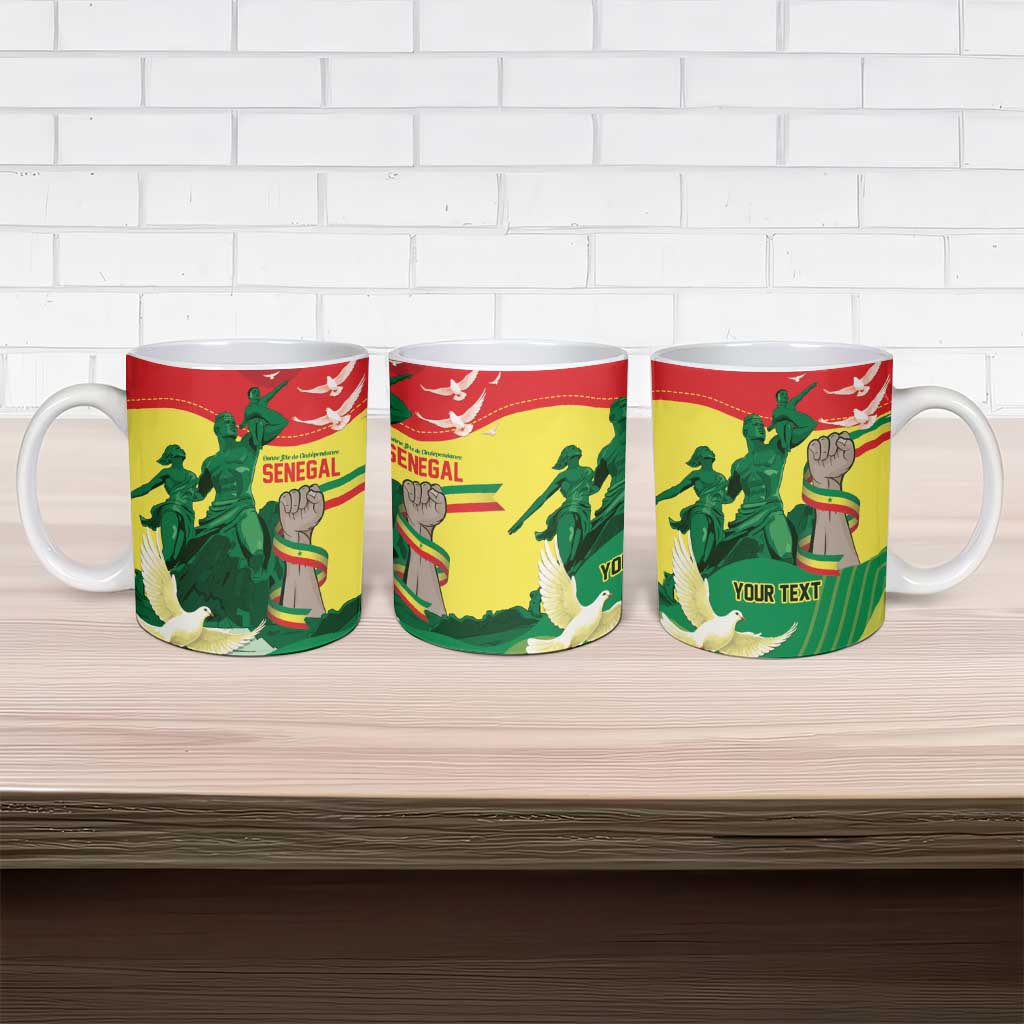 Personalized Senegal Independence Day Ceramic Mug African Renaissance Monument