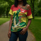 Personalized Senegal Independence Day Cross Shoulder Shirt African Renaissance Monument