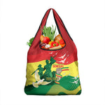 Personalized Senegal Independence Day Grocery Bag African Renaissance Monument