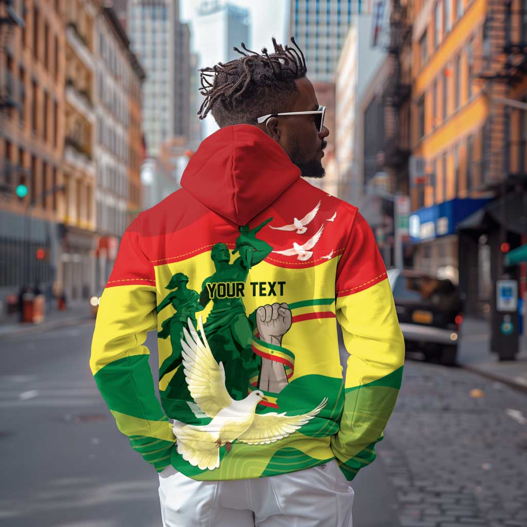 Personalized Senegal Independence Day Hoodie African Renaissance Monument