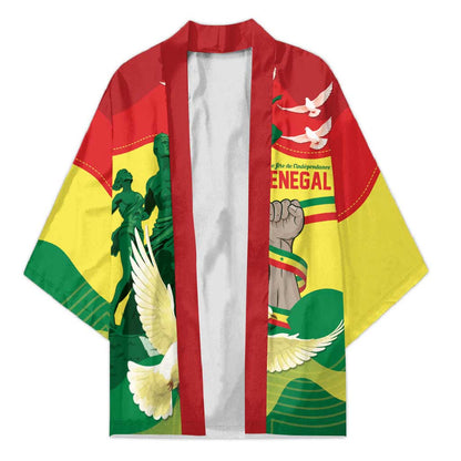 Personalized Senegal Independence Day Kimono African Renaissance Monument