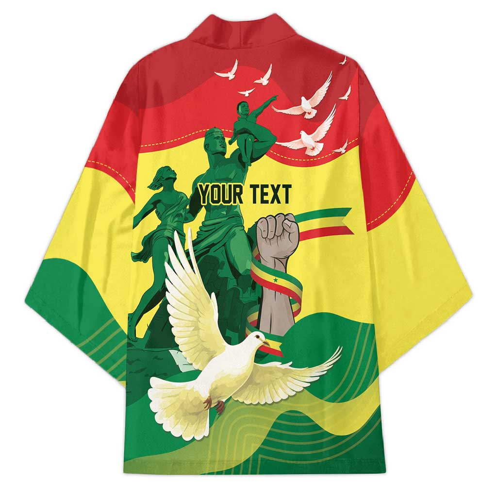 Personalized Senegal Independence Day Kimono African Renaissance Monument