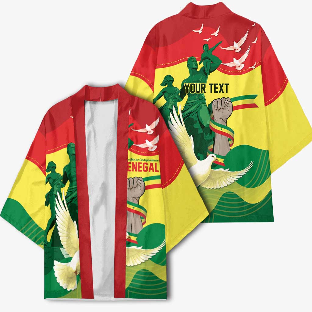 Personalized Senegal Independence Day Kimono African Renaissance Monument
