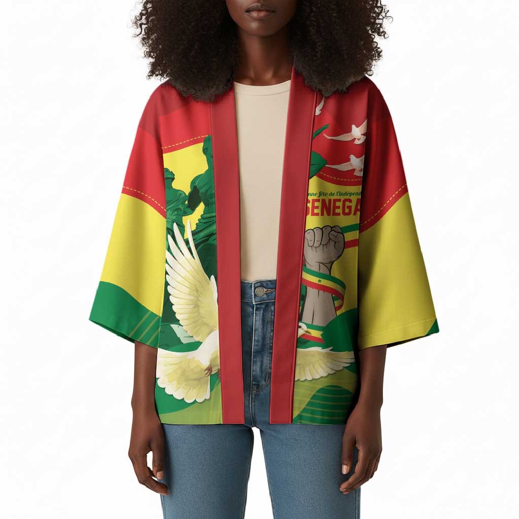 Personalized Senegal Independence Day Kimono African Renaissance Monument