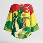 Personalized Senegal Independence Day Kimono Sleeve Blouse African Renaissance Monument