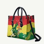 Personalized Senegal Independence Day Leather Bag African Renaissance Monument