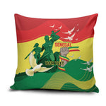 Personalized Senegal Independence Day Pillow Cover African Renaissance Monument