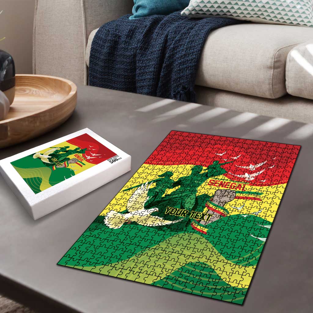 Personalized Senegal Independence Day Puzzle African Renaissance Monument