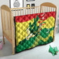 Personalized Senegal Independence Day Quilt African Renaissance Monument