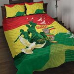 Personalized Senegal Independence Day Quilt Bed Set African Renaissance Monument