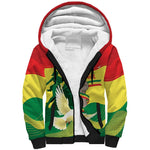 Personalized Senegal Independence Day Sherpa Hoodie African Renaissance Monument