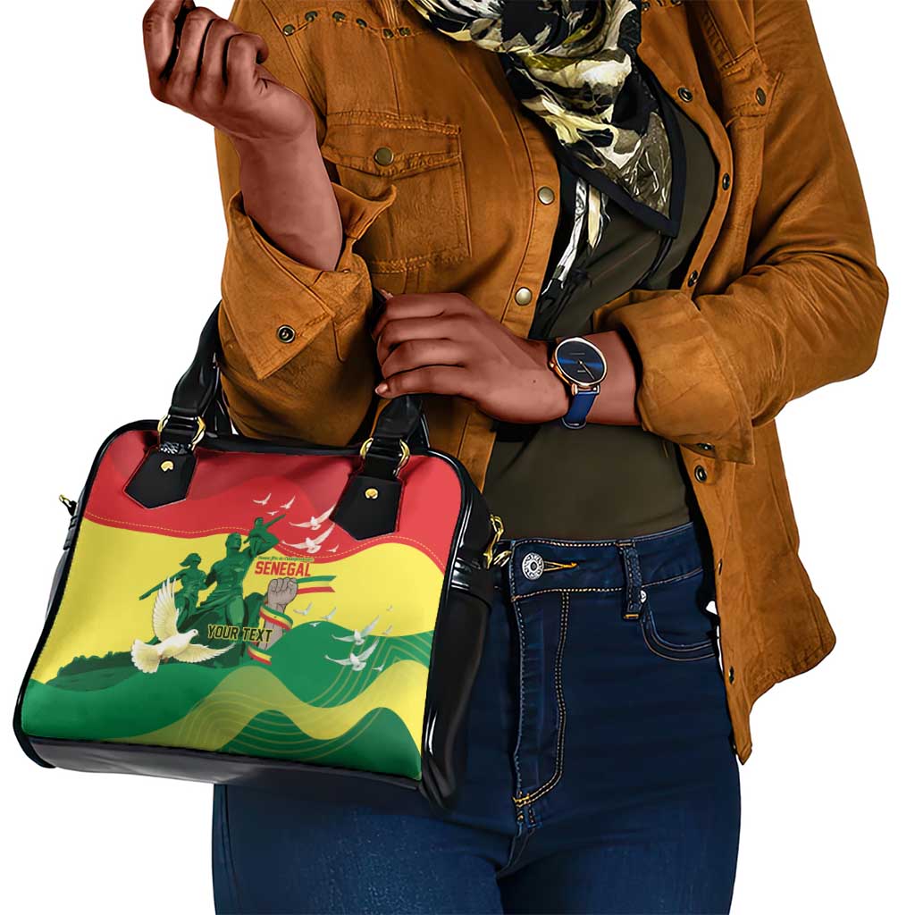 Personalized Senegal Independence Day Shoulder Handbag African Renaissance Monument