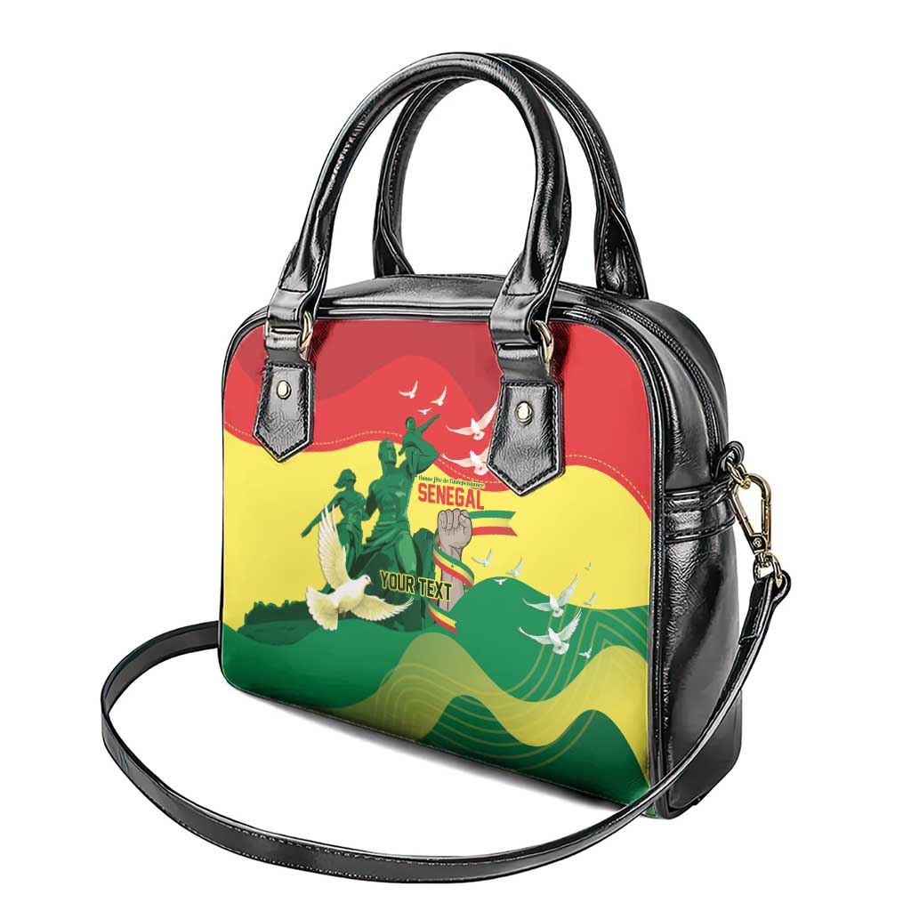 Personalized Senegal Independence Day Shoulder Handbag African Renaissance Monument