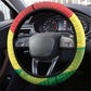 Senegal Independence Day Steering Wheel Cover African Renaissance Monument