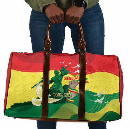 Personalized Senegal Independence Day Travel Bag African Renaissance Monument