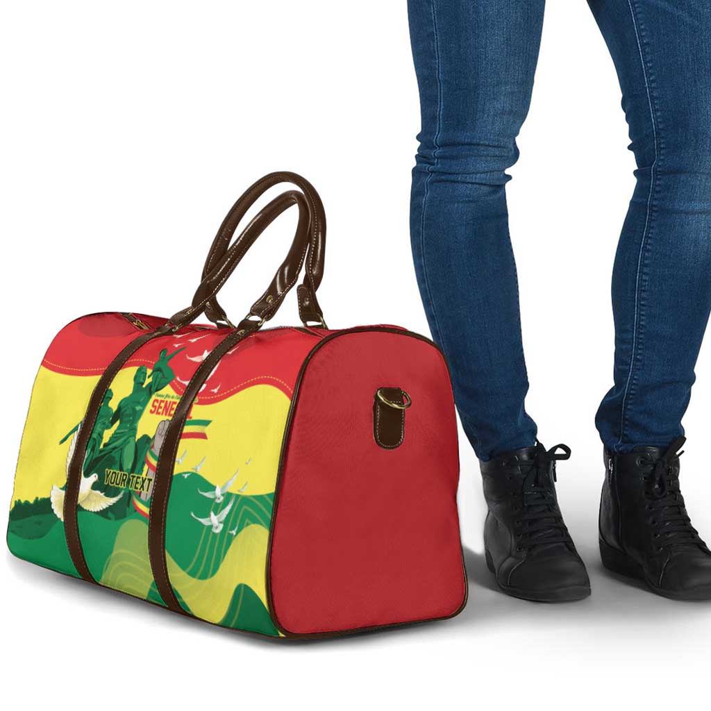 Personalized Senegal Independence Day Travel Bag African Renaissance Monument