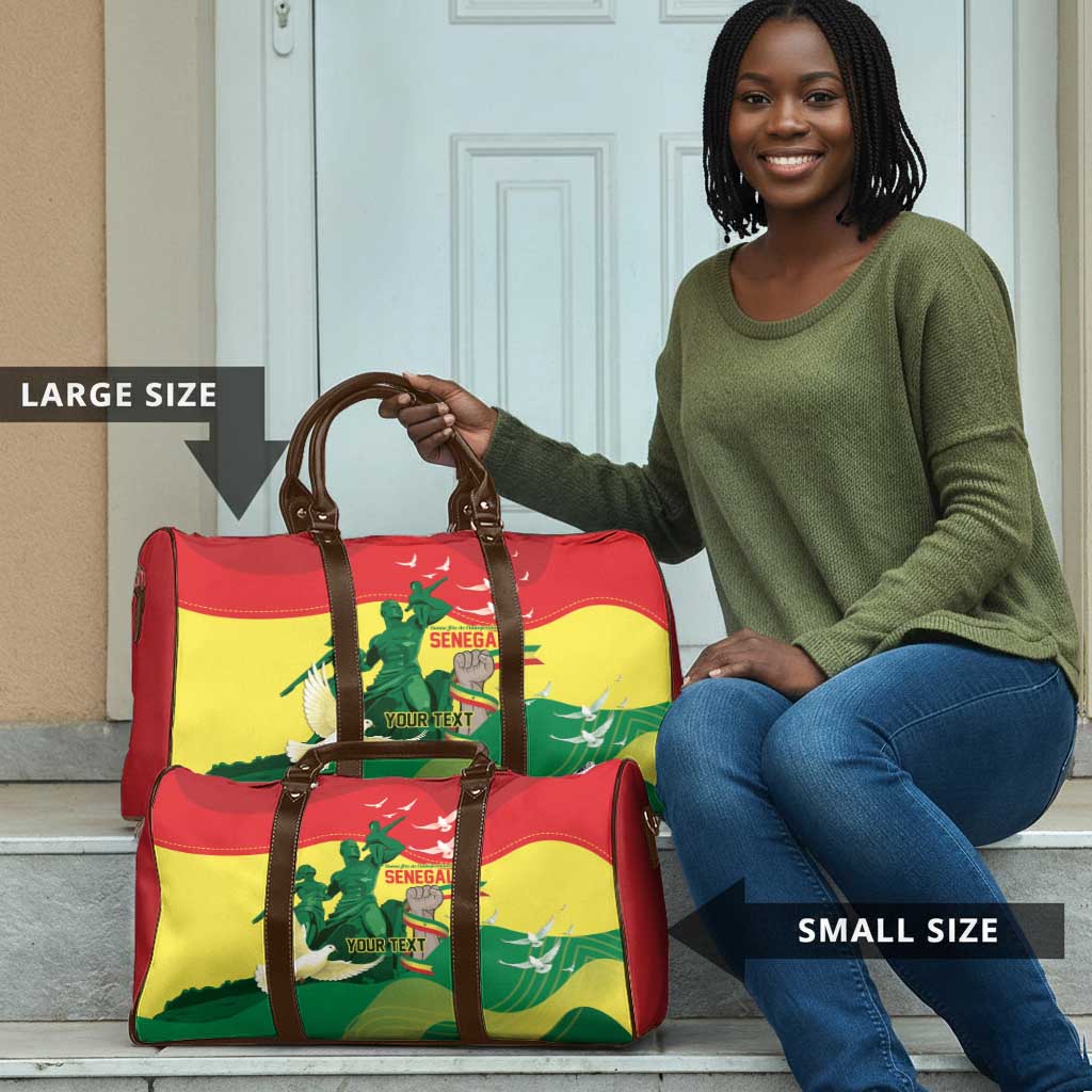 Personalized Senegal Independence Day Travel Bag African Renaissance Monument