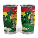 Personalized Senegal Independence Day Tumbler Cup African Renaissance Monument