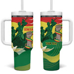 Personalized Senegal Independence Day Tumbler With Handle African Renaissance Monument