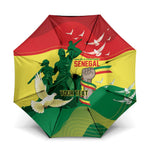 Personalized Senegal Independence Day Umbrella African Renaissance Monument