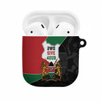 Kenya 254 AirPods Case Kenyan Flag Map Double Lion Shield
