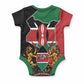 Kenya 254 Baby Onesie Kenyan Flag Map Double Lion Shield