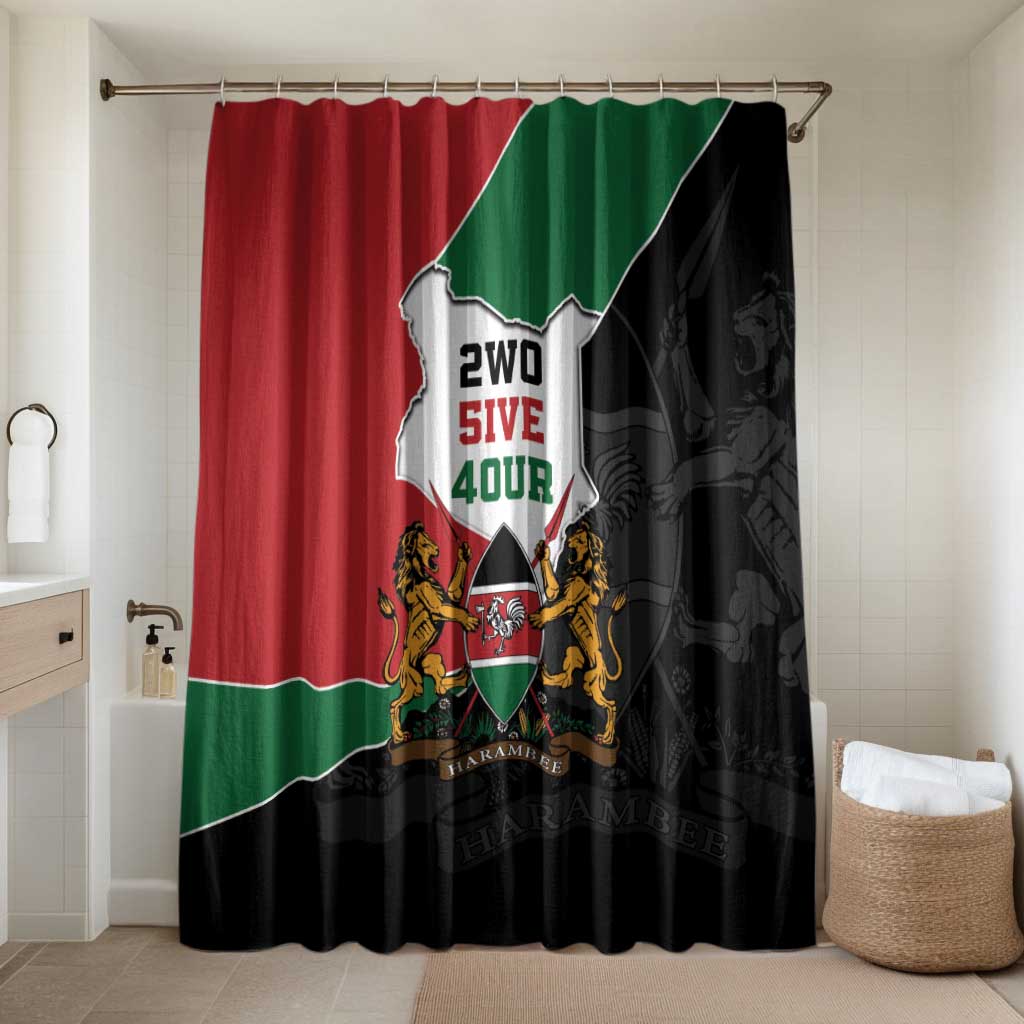Kenya 254 Bathroom Set Kenyan Flag Map Double Lion Shield
