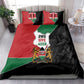 Kenya 254 Bedding Set Kenyan Flag Map Double Lion Shield - African Pride