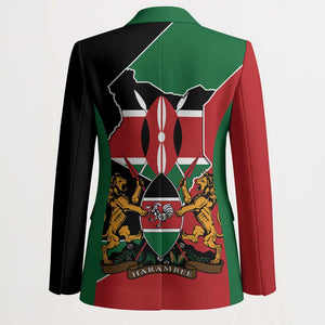 Kenya 254 Blazer Kenyan Flag Map Double Lion Shield