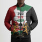 Kenya 254 Bomber Puffer Jacket Kenyan Flag Map Double Lion Shield