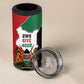 Kenya 254 4 in 1 Can Cooler Tumbler Kenyan Flag Map Double Lion Shield - African Pride