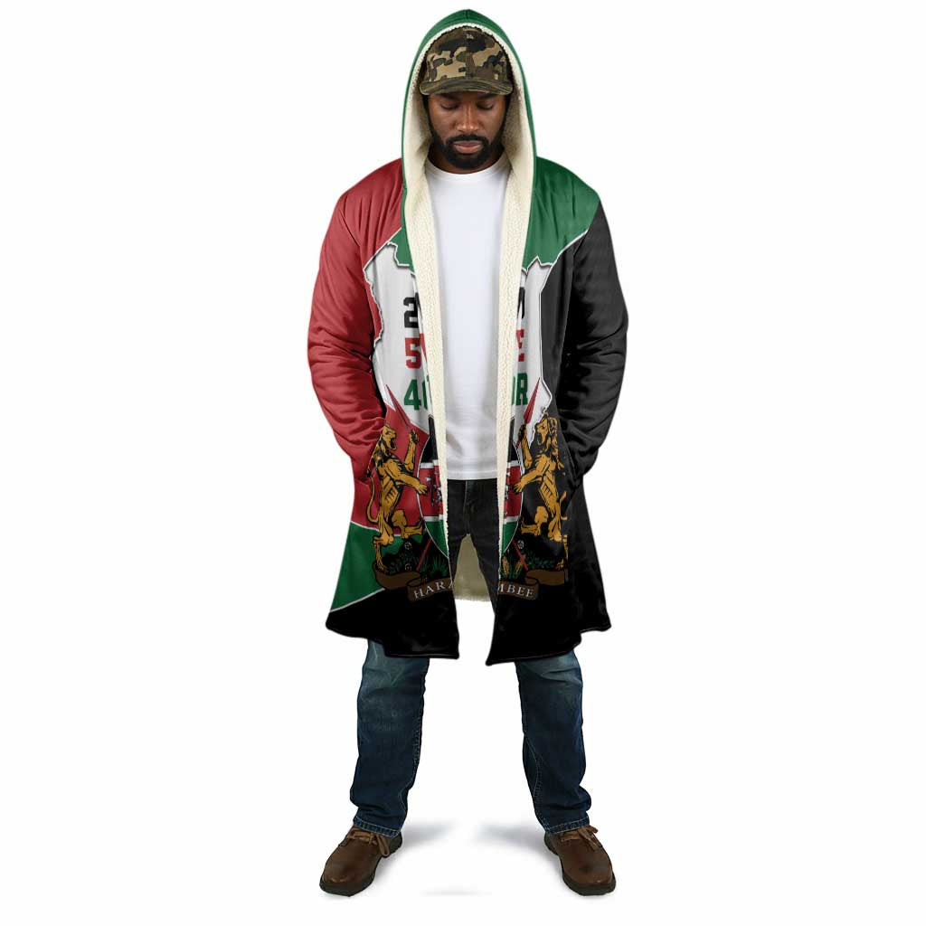 Kenya 254 Cloak Kenyan Flag Map Double Lion Shield