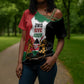Kenya 254 Cross Shoulder Shirt Kenyan Flag Map Double Lion Shield