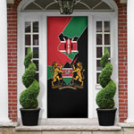 Kenya 254 Door Cover Kenyan Flag Map Double Lion Shield
