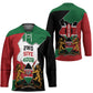 Kenya 254 Hockey Jersey Kenyan Flag Map Double Lion Shield
